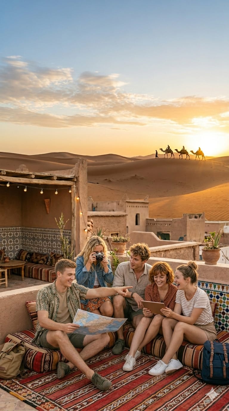 From Hostel to Sahara: Social Hostels in Morocco With Organised Group Activities for Young Travelers