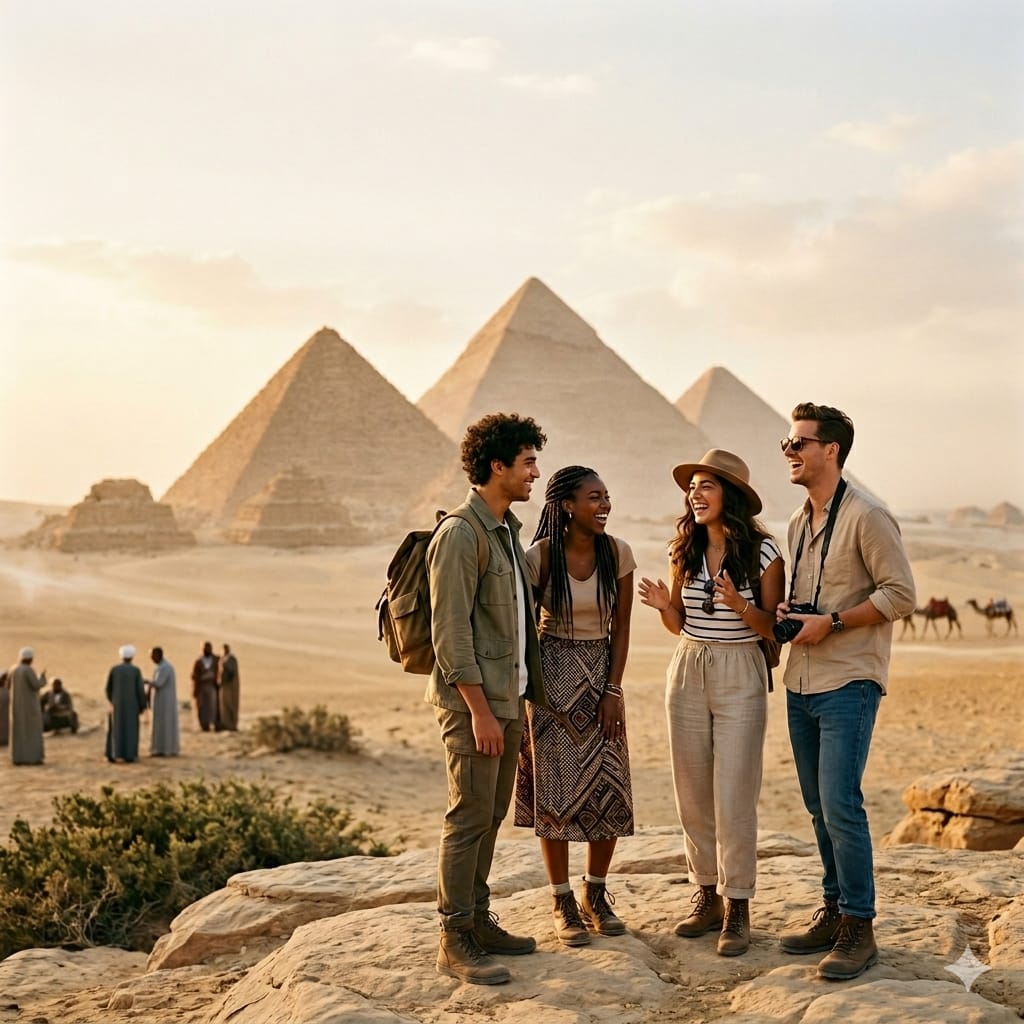 Pyramids in December for Young Adults